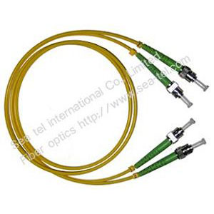 ST/APC Single mode Duplex Fiber Optic Patch cord